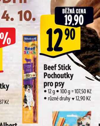   Beef Stick Pochoutky  pro psy 12 g  