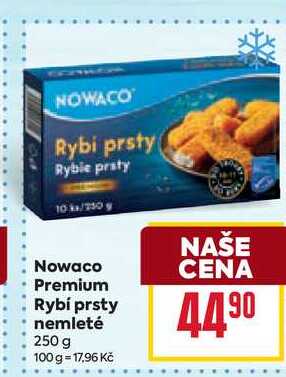 Nowaco Premium Rybí prsty nemleté 250 g 