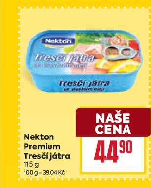 Nekton Premium Tresčí játra 115 g 