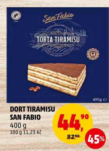 DORT TIRAMISU SAN FABIO, 400 g