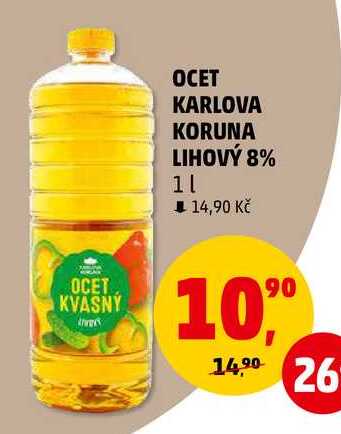 OCET KARLOVA KORUNA LIHOVÝ 8%, 1 l 