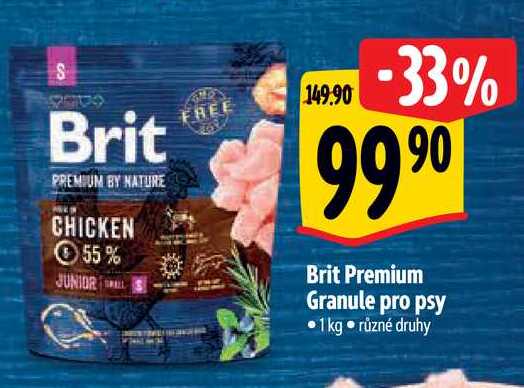 Brit Premium Granule pro psy, 1 kg