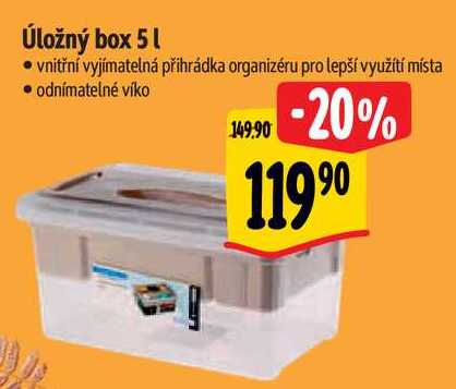 Úložný box 5 l