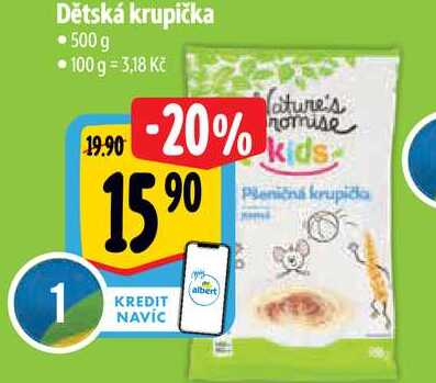 Dětská krupička, 500 g