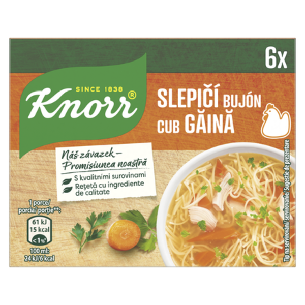 Knorr Slepičí bujón 6 x 10g