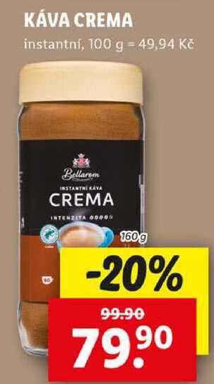 KÁVA CREMA, 160 g