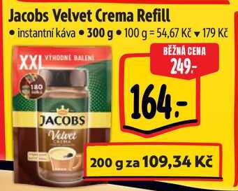 Jacobs Velvet Crema Refill, 300 g 