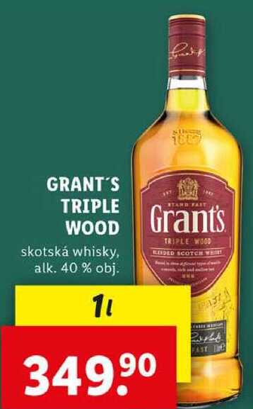 GRANT'S TRIPLE WOOD, 1 l