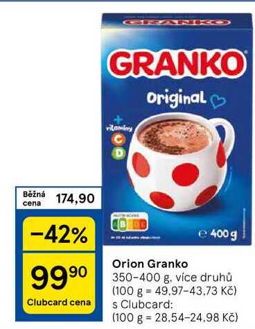 Orion Granko, 350-400 g