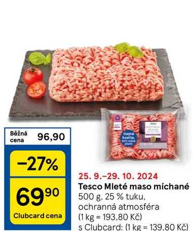 Tesco Mleté maso míchané, 500 g 