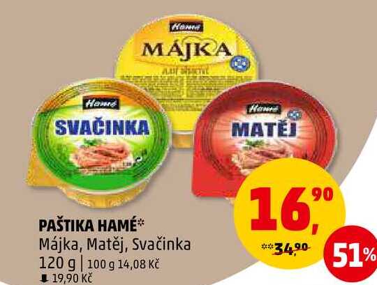 PAŠTIKA HAMÉ Májka, 120 g