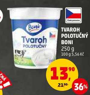 TVAROH POLOTUČNÝ BONI, 250 g 