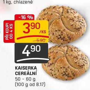 KAISERKA CEREÁLNÍ 50-60 g 