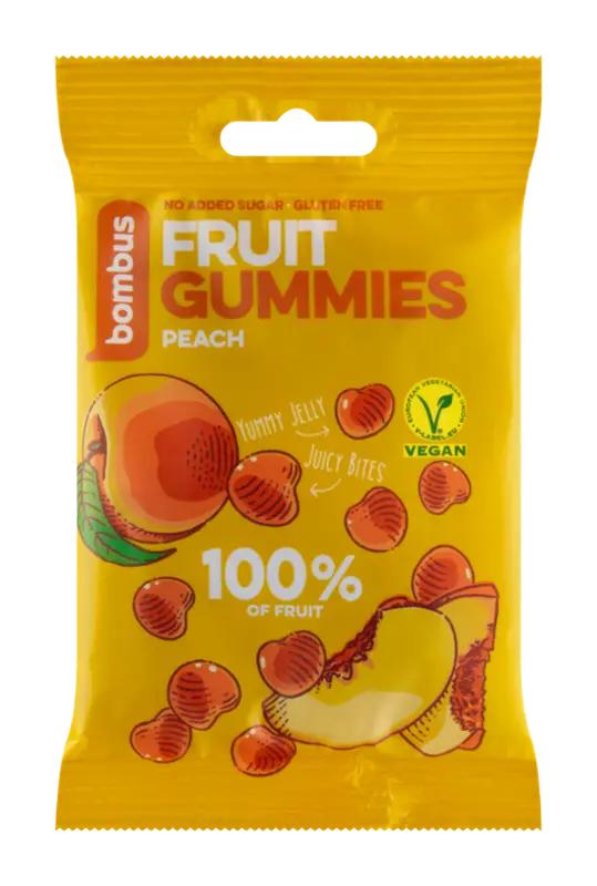 Bombus Ovocné kousky Fruit Gummies broskev, 35 g