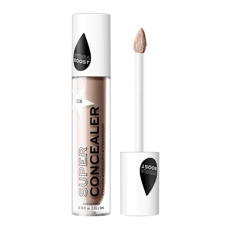 Makeup Revolution Korektor Super Concealer Radiant Matte C3, 1 ks