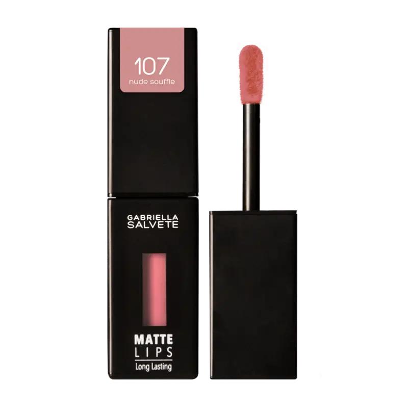 Gabriella Salvete Rtěnka Long Lasting Matte Lips 107 Nude Souffle, 1 ks