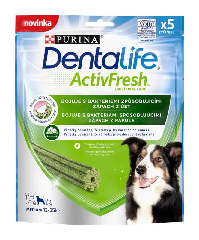 PURINA Dentalife ActivFresh žvýkací tyčinka Medium, 115 g