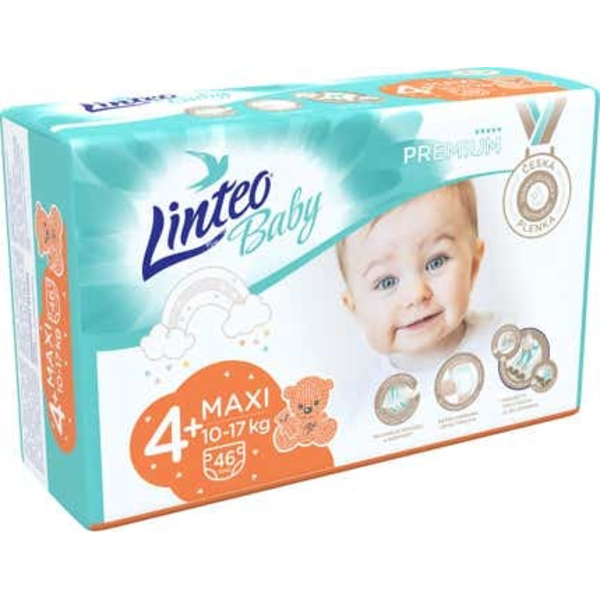 Linteo Baby Prémium Maxi vel. 4+ (10-17kg)