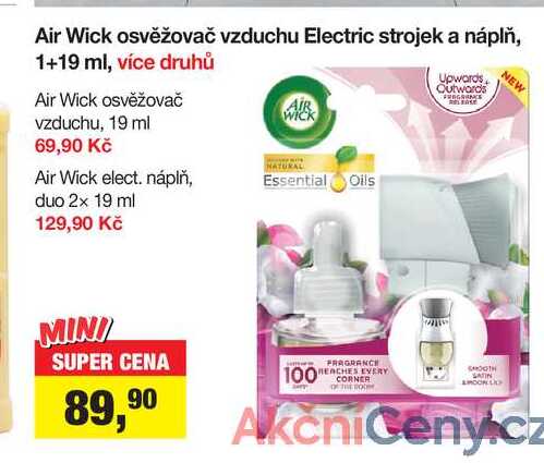 Air Wick osvěžovač vzduchu Electric strojek a náplň, 1+19 ml, více druhů