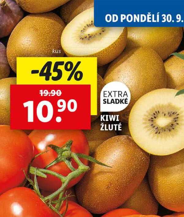 KIWI ŽLUTÉ, 1 ks