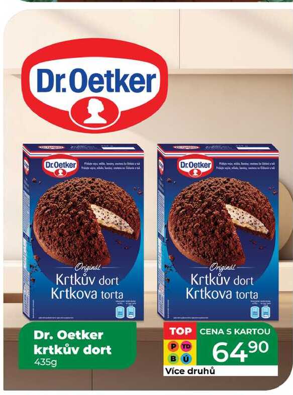Dr. Oetker krtkův dort 435g 