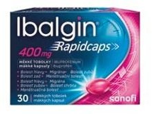 Ibalgin® Rapidcaps 400 mg 30 měkkých tobolek