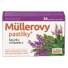 Müllerovy pastilky® šalvěj, vitamin C 36 pastilek