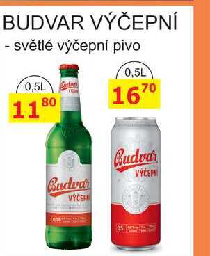 Budweiser Budvar B:Classic světlé výčepní pivo 0,5l 0.5l plech