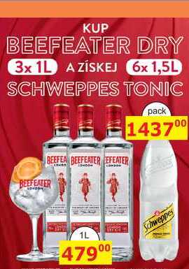 Beefeater London dry gin 1l