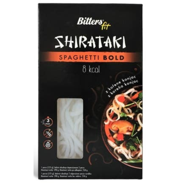 Bitters Fit Shirataki Špagety Bold