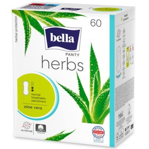 Bella Panty Herbs Aloe Vera Slipové vložky