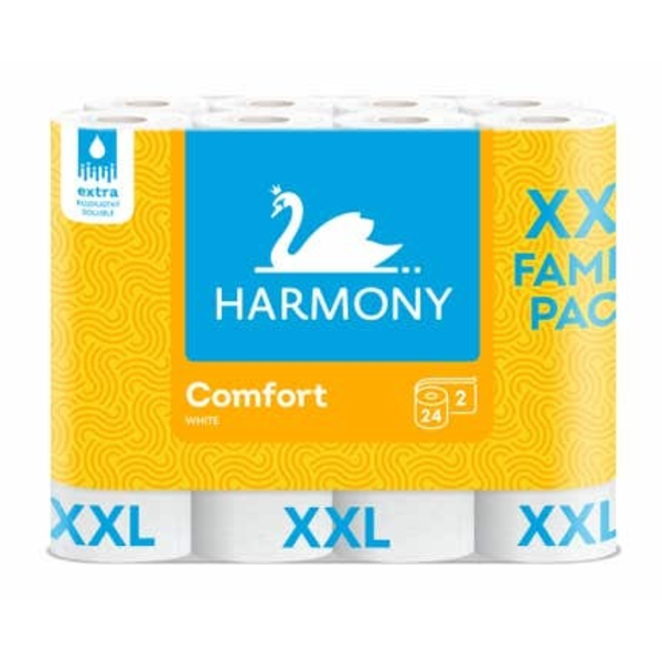 Harmony Comfort White Family pack Toaletní papír 2 vrstvý