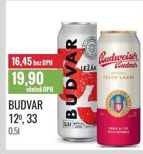 BUDVAR 12º 0,5l 