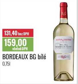 BORDEAUX BG bílé 0,75l