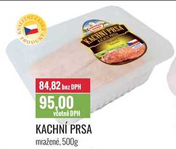 KACHNÍ PRSA mražené, 500g 