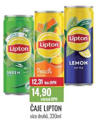 ČAJE LIPTON 330ml 