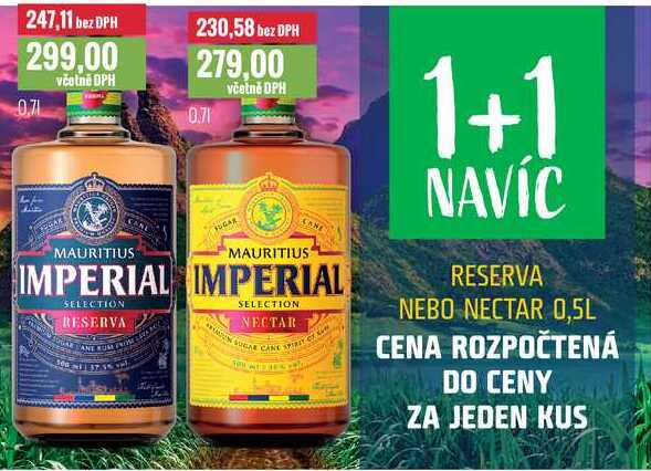 MAURITIUS RESERVA NEBO NECTAR 0,5l