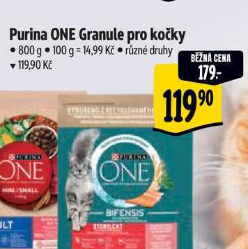 Purina ONE Granule pro kočky 800 g 