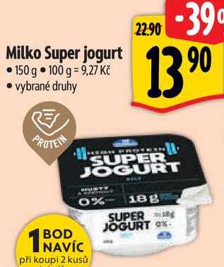 Milko Super jogurt, 150 g 