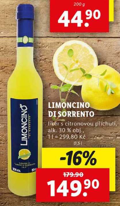 LIMONCINO DI SORRENTO, 0,5 l