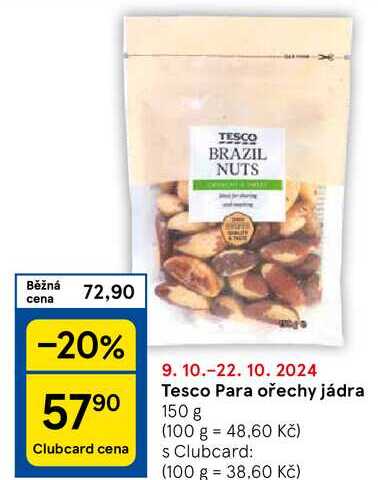 Tesco Para ořechy jádra, 150 g