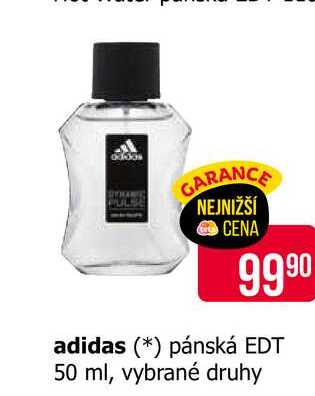 Adidas pánská EDT 50 ml, vybrané druhy 