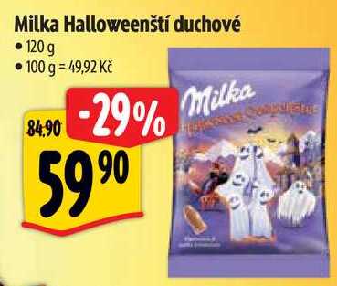 Milka Halloweenští duchové, 120 g 