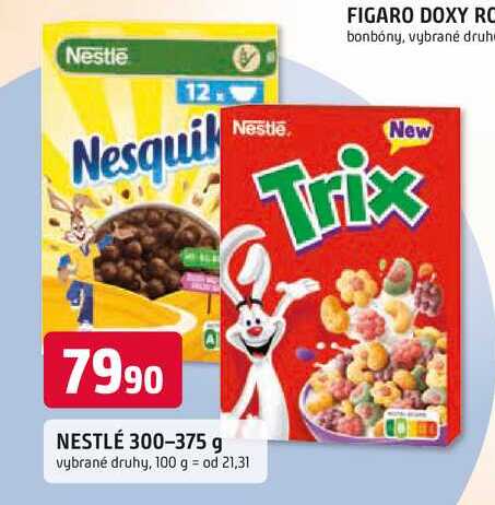 Nestlé Dětské cereálie 375g, vybrané druhy