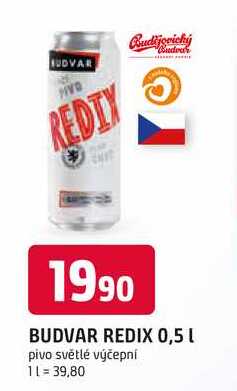 BUDVAR REDIX 0,5 l