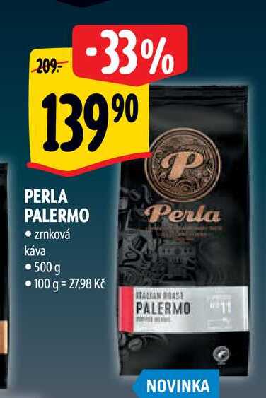   PERLA PALERMO zrnková káva 500 g  