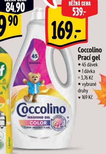 Coccolino Prací gel, 45 dávek 