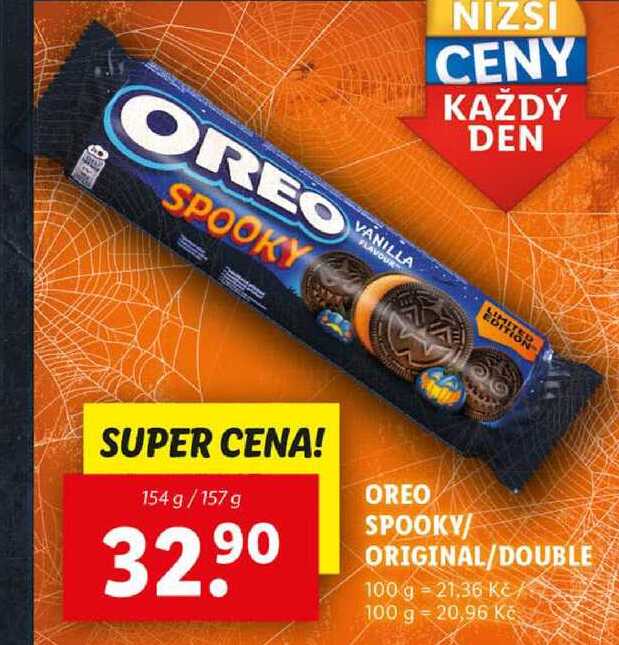 OREO SPOOKY/ORIGINAL/DOUBLE, 154 g/157 g