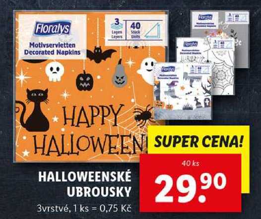 HALLOWEENSKÉ UBROUSKY, 40 ks