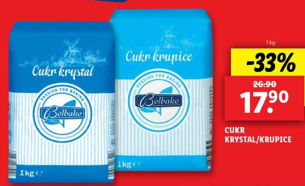 CUKR KRYSTAL/KRUPICE, 1 kg